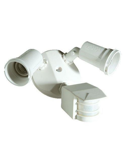 Hubbell Lighting M2LH-W 300 W 120 VAC 2-Head PAR Outdoor Lighting Motion Sensor Kit Hubbell Lighting M2LH-W 300 W 120 VAC 2-Head PAR Outdoor Lighting Motion Sensor Kit