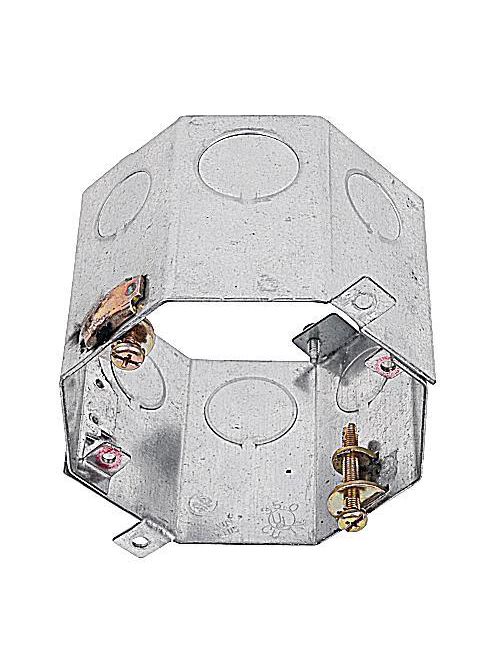 Steel City 54551-CFB 4 Inch Diameter 3 Inch Depth Octagon Concrete Ceiling Fan Box Steel City 54551-CFB 4 Inch Diameter 3 Inch Depth Octagon Concrete Ceiling Fan Box