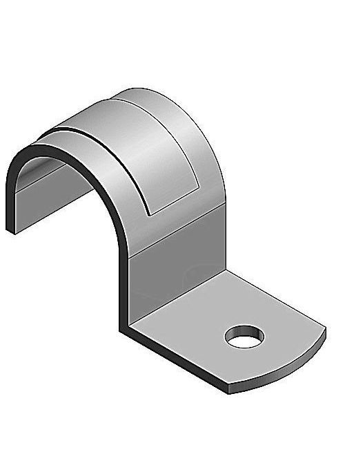 Steel City TS101-SS 1/2" One Hole EMT Strap, Stainless Steel Steel City TS101-SS 1/2" One Hole EMT Strap, Stainless Steel