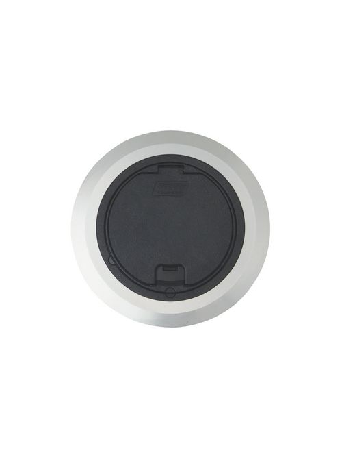 Steel City 68R-CST-ALM Black Round Recessed Cover with Aluminum Flange Steel City 68R-CST-ALM Black Round Recessed Cover with Aluminum Flange