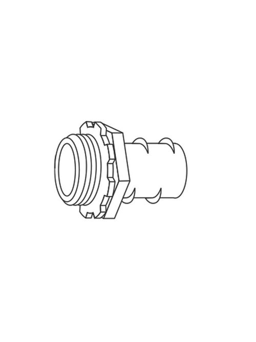 Product image for Steel City XC-841 1/2 Inch Armored Cable Flexible Die-Cast Insulated Screw In Connector