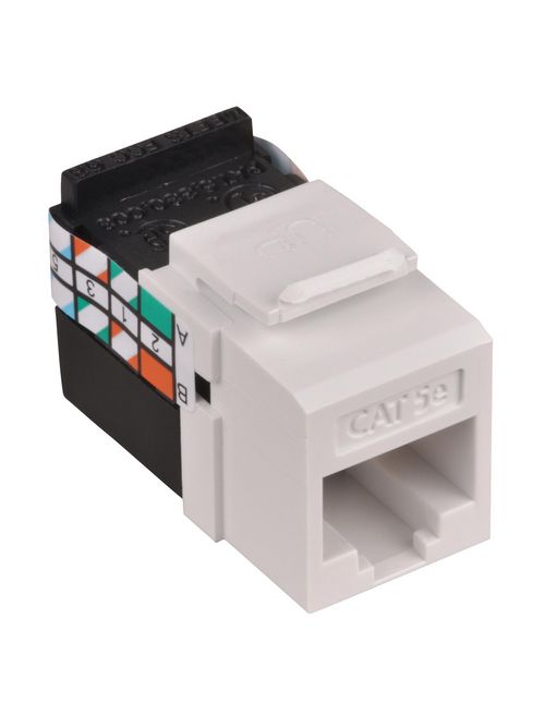 CT OPJDU5EL-WH CAT5E UTP DATA JACK CT OPJDU5EL-WH CAT5E UTP DATA JACK