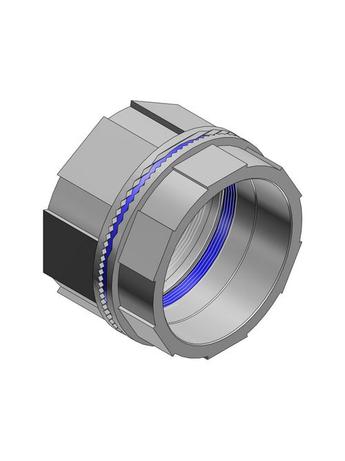 Thomas & Betts H250BHDA 2-1/2 Inch Aluminum Bulkhead Fitting Thomas & Betts H250BHDA 2-1/2 Inch Aluminum Bulkhead Fitting