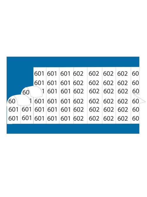 EZCode WC2S 25/Card 1-1/2 Inch Vinyl Cloth "2" Wire Marker Card EZCode WC2S 25/Card 1-1/2 Inch Vinyl Cloth "2" Wire Marker Card