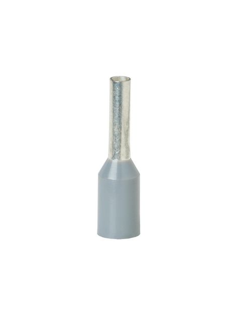 Thomas & Betts F2025 18 AWG 0.63 Inch Gray Electrotinned Copper Nylon Insulated Ferrule Thomas & Betts F2025 18 AWG 0.63 Inch Gray Electrotinned Copper Nylon Insulated Ferrule