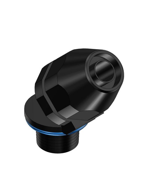 Thomas & Betts LT438P 3/8 Inch Liquidtight 45 Degree Plastic Connector Thomas & Betts LT438P 3/8 Inch Liquidtight 45 Degree Plastic Connector