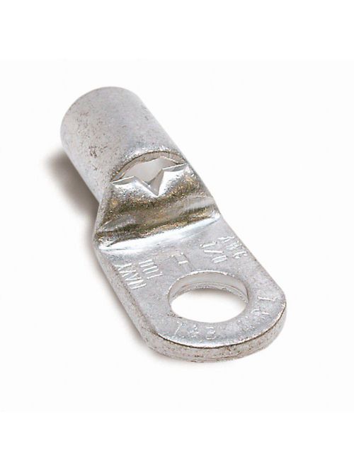Thomas & Betts G2-38 3/8 Bolt Hole 2 AWG Metallic Non-Insulated Tubular Ring Terminal Thomas & Betts G2-38 3/8 Bolt Hole 2 AWG Metallic Non-Insulated Tubular Ring Terminal