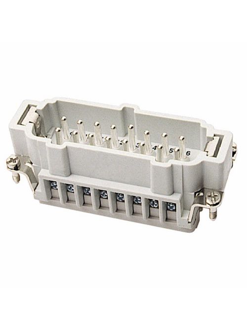 Pos-E-Kon MS224T T Series 24-Contact Insert Male Screw Pos-E-Kon MS224T T Series 24-Contact Insert Male Screw