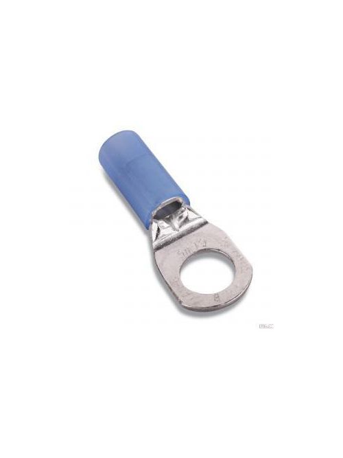 Thomas & Betts RE717 1/4 Inch Bolt Hole 6 AWG Blue Insulated Nylon Ring Terminal Thomas & Betts RE717 1/4 Inch Bolt Hole 6 AWG Blue Insulated Nylon Ring Terminal