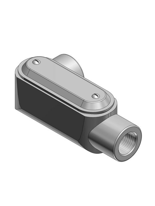 Thomas & Betts LL67CG-TB 2 Inch Form 7 Type LL Conduit Body with Cover and Gasket Thomas & Betts LL67CG-TB 2 Inch Form 7 Type LL Conduit Body with Cover and Gasket