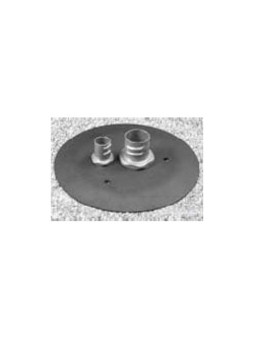 Product image for Wiremold 4FFATCBK-LJB 4 Inch Black Furniture Feed Style Poke-Through Assembly