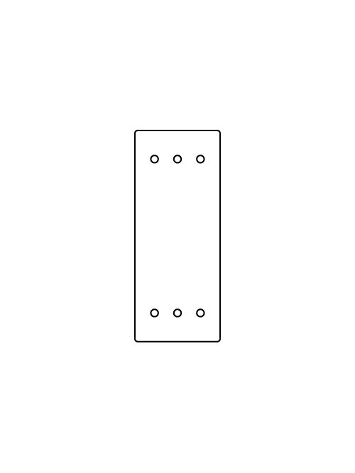 Wiremold RFB119-SB Steel 1-Gang Blank Sectional Device Plate Wiremold RFB119-SB Steel 1-Gang Blank Sectional Device Plate