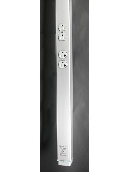 Wiremold AMDTP-415 2-1/4 x 5 Inch 15 Foot Aluminum Power and Communication Pole Wiremold AMDTP-415 2-1/4 x 5 Inch 15 Foot Aluminum Power and Communication Pole