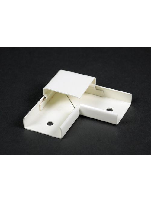 Wiremold V2011 2-1/2" Leg Ivory Steel 1-Channel Raceway Flat Elbow Wiremold V2011 2-1/2" Leg Ivory Steel 1-Channel Raceway Flat Elbow