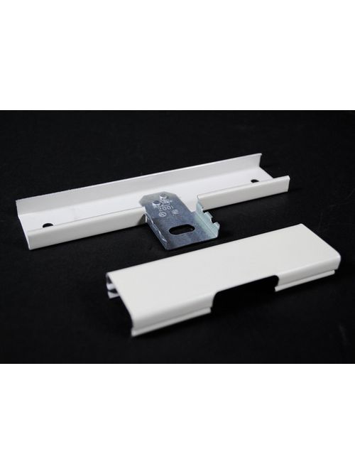 Wiremold V2015 6" Ivory Steel 1-Channel Raceway Tee Wiremold V2015 6" Ivory Steel 1-Channel Raceway Tee