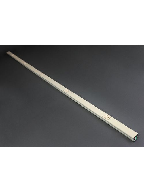 Wiremold V20GB512 12" Center Distance Ivory Steel Single Raceway Multi-Outlet Strip Wiremold V20GB512 12" Center Distance Ivory Steel Single Raceway Multi-Outlet Strip