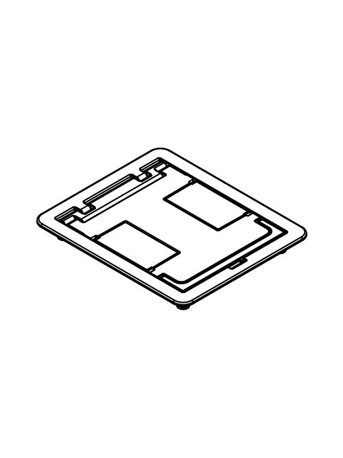 Wiremold FPBTCBK 6-1/2 x 7-3/4 Inch Black Die-Cast Aluminum Floor Box Blank Cover Assembly Wiremold FPBTCBK 6-1/2 x 7-3/4 Inch Black Die-Cast Aluminum Floor Box Blank Cover Assembly