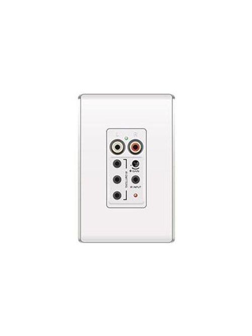 Product image for Pass & Seymour AU1004-WH White Flush Mount Audio System Single Source Input