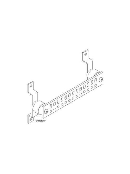 Product image for Harger Lightning & Grounding GBI1426P 1/4 x 2 x 6 Inch 10-Hole Ground Bar