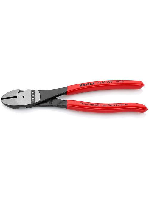 Product image for KNIPEX 74-01-200 8IN DIAGONAL CTTR