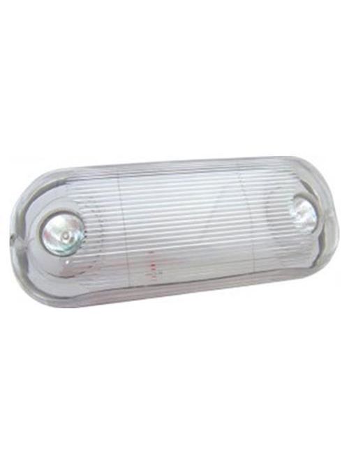 Product image for Hubbell Lighting CSWEU2 7 W 120/277 VAC Gray LED Emergency Light Fixture