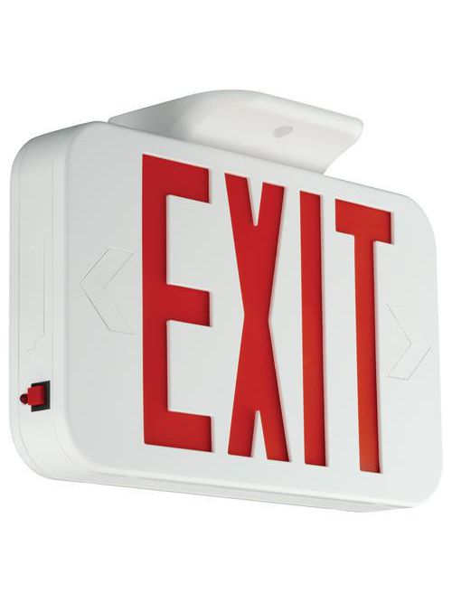 Product image for Current CERRC 4.14 W 120/277 VAC Thermoplastic AC/Remote Powered LED Exit Si