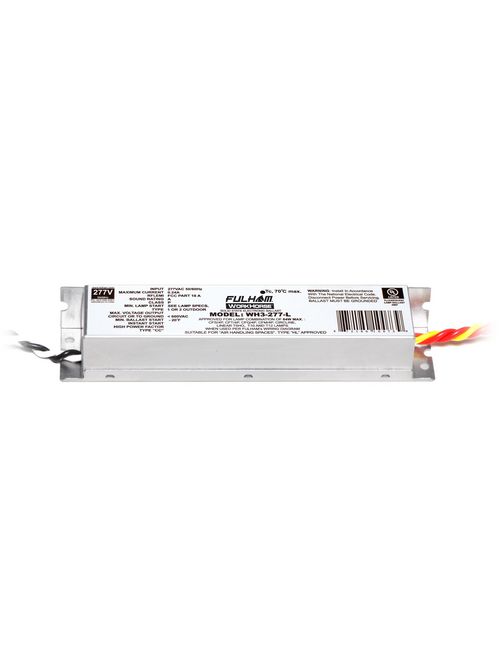 Fulham Company WH3-277-L 64 W .24 Amp 277 Volt Ballast Fulham Company WH3-277-L 64 W .24 Amp 277 Volt Ballast