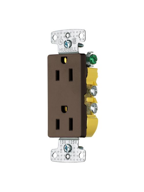 HWDK RRD15 RESI DUP RCPT, 15A 125V, HWDK RRD15 RESI DUP RCPT, 15A 125V,