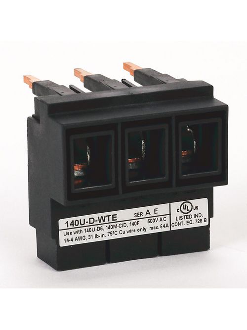 Allen Bradley 140U-D-WTE Circuit Breaker Compact Busbar Feeder Terminal Allen Bradley 140U-D-WTE Circuit Breaker Compact Busbar Feeder Terminal