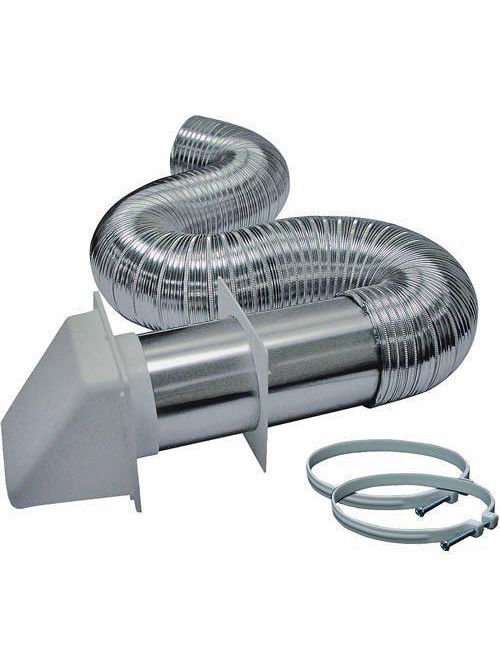 Product image for Lambro Industries, Inc. 316W 4 Inch x 8 Foot White Flexible Aluminum Preferred Hood Kit