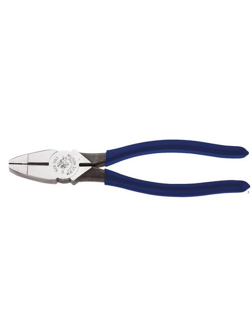 Product image for Klein D201-6NE Plastic Dipped Dark Blue Handle Side Cutting Pliers, 6"