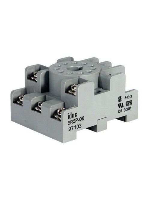 IDEC Corporation SR3P05 3Pole 11Pin Screw Terminal Din Rail Mount