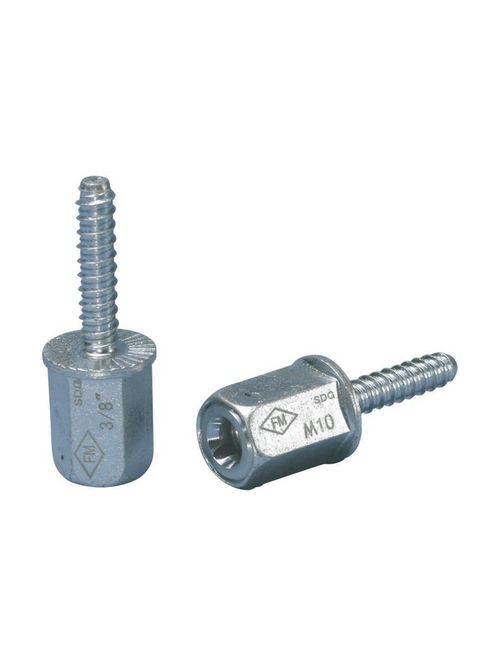 Product image for Caddy CRLA37EG Caddy Rod Lock Anchor Screw, 3/8" Rod, 2.875" x 1.25" x 0.875"
