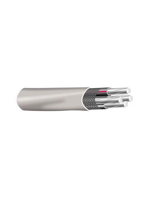 Southwire 13100306 (3) 4 AWG Conductor 6 AWG Ground 823 Mil 200 Foot 600 Volt Gray Aluminum/PVC SER Service Entrance Cable Southwire 13100306 (3) 4 AWG Conductor 6 AWG Ground 823 Mil 200 Foot 600 Volt Gray Aluminum/PVC SER Service Entrance Cable