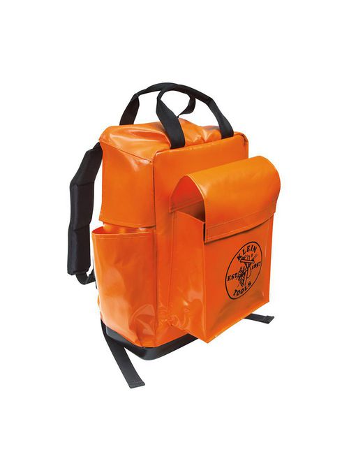 Product image for Klein 5185ORA Tool Bag Backpack, 18", Orange