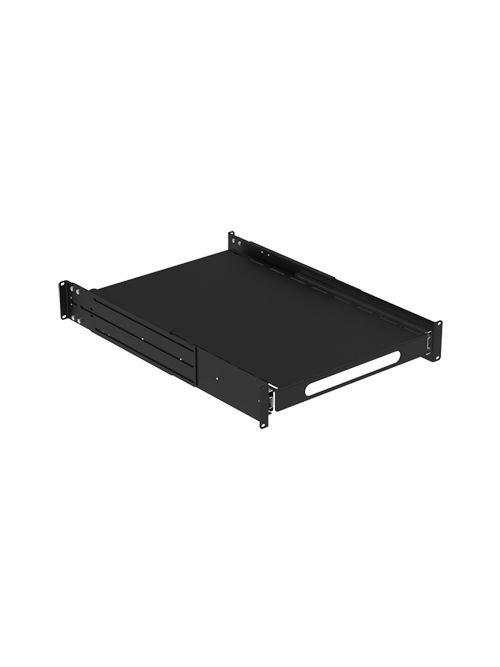Hoffman P19SHP68B 16.72 x 19 Inch Solid Black Steel 2-Unit Sliding Equipment Shelf Hoffman P19SHP68B 16.72 x 19 Inch Solid Black Steel 2-Unit Sliding Equipment Shelf