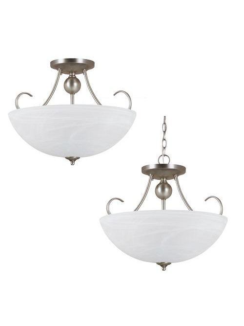 Product image for Sea Gull Lighting 77316-965 3-Lamp 75 W 120 Volt Antique Brushed Nickel Medium A19 Pendant Light Fixture