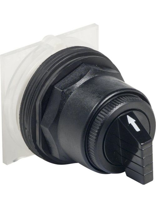 Product image for Square D 9001SKS63B 30 mm 3-Position Momentary/Maintained/Maintained Knob Non-Illuminated Selector Switch Operator
