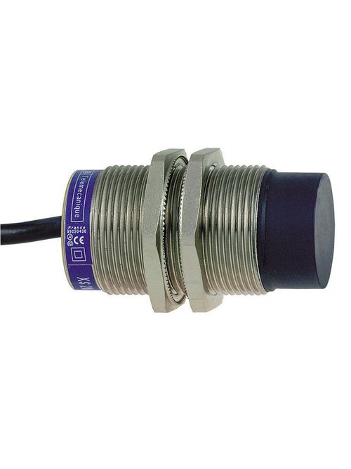 Product image for TES XS2M30MA250 Inductive proximity sensors XS, inductive sensor XS2 M30, L64mm, brass, Sn15mm, 24...240VAC/DC, cable 2 m