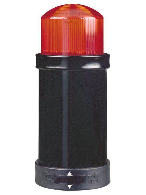 Product image for Square D XVBC8B4 70 mm 24 VDC 850 mA 10 W Red Polycarbonate Strobe LED Beacon Lens Unit