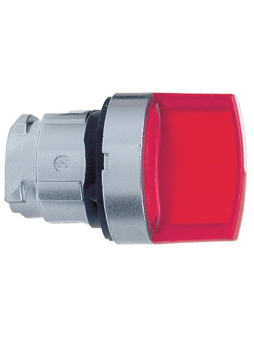 Product image for Square D ZB4BD204 22 mm 2-Position Red Maintained Lever Non-Illuminated Selector Switch Operator