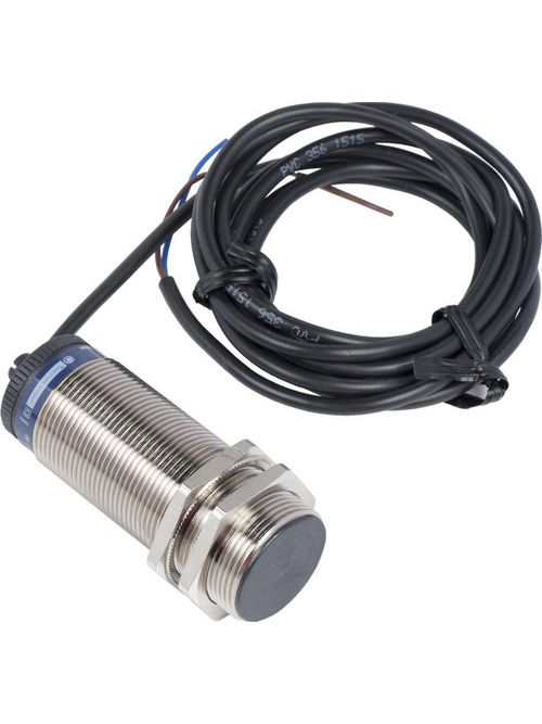 Product image for TES XSAV11801TF Inductive proximity sensors XS, Rotation monitoring, M30, Sn10mm, 6...150c/mn, 24...240VAC/DC, cable 2 m