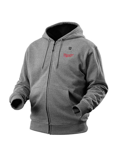 Product image for Milwaukee 2373-2X Gray Heated Hoodie