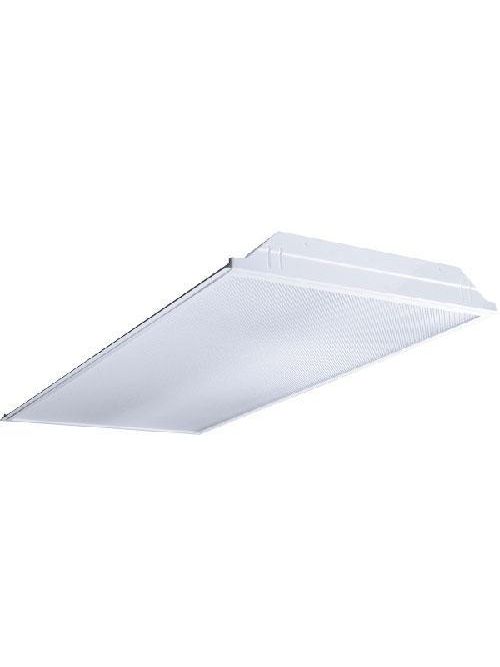 Product image for Columbia Lighting JT824-332G-FSA12-3EU-FO735 120 to 277 Volt 32/30/28/25 W 3-Lamp Electronic T8 Fluorescent Lensed Lamp