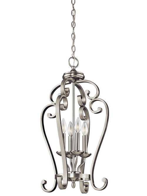 Product image for Kichler 43165NI Large Foyer Pendant 4L