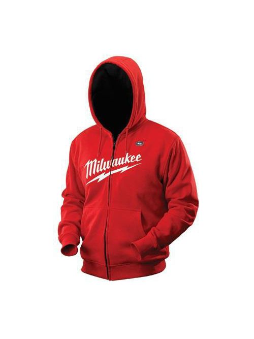 Product image for MILW 2370-XL M12 CORDESS RED HEATED HOODIE ONLY - XL
