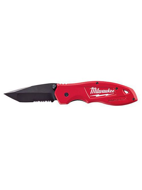 Milwaukee 48-22-1995 FASTBACK Spring Assisted Serrated Knife Milwaukee 48-22-1995 FASTBACK Spring Assisted Serrated Knife