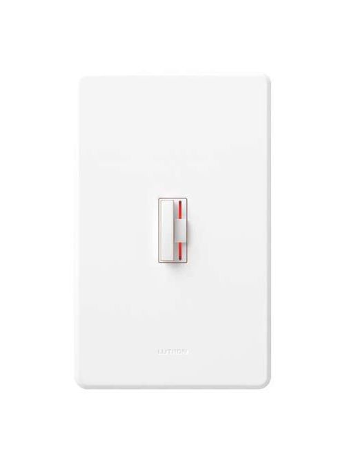Product image for Lutron Electronics CN-603PH-WH 600 W White 1-Pole Incandescent/Halogen Dimmer