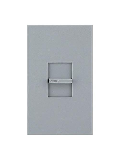 Product image for Lutron NT-SSSS-FB-IV 4-Gang Metal Ivory Standard 4-Dimmer or Switch Fins Broken Wallplate