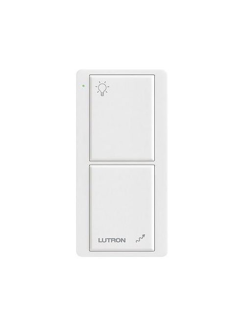 Product image for Lutron Electronics MRF2-2B-L-WH 2-Button White Wireless Control